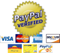 pagamento online tramite PayPal, carta di credito, carta prepagata o bonifico