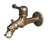 rubinetto artistico in ottone, cod. 03RA