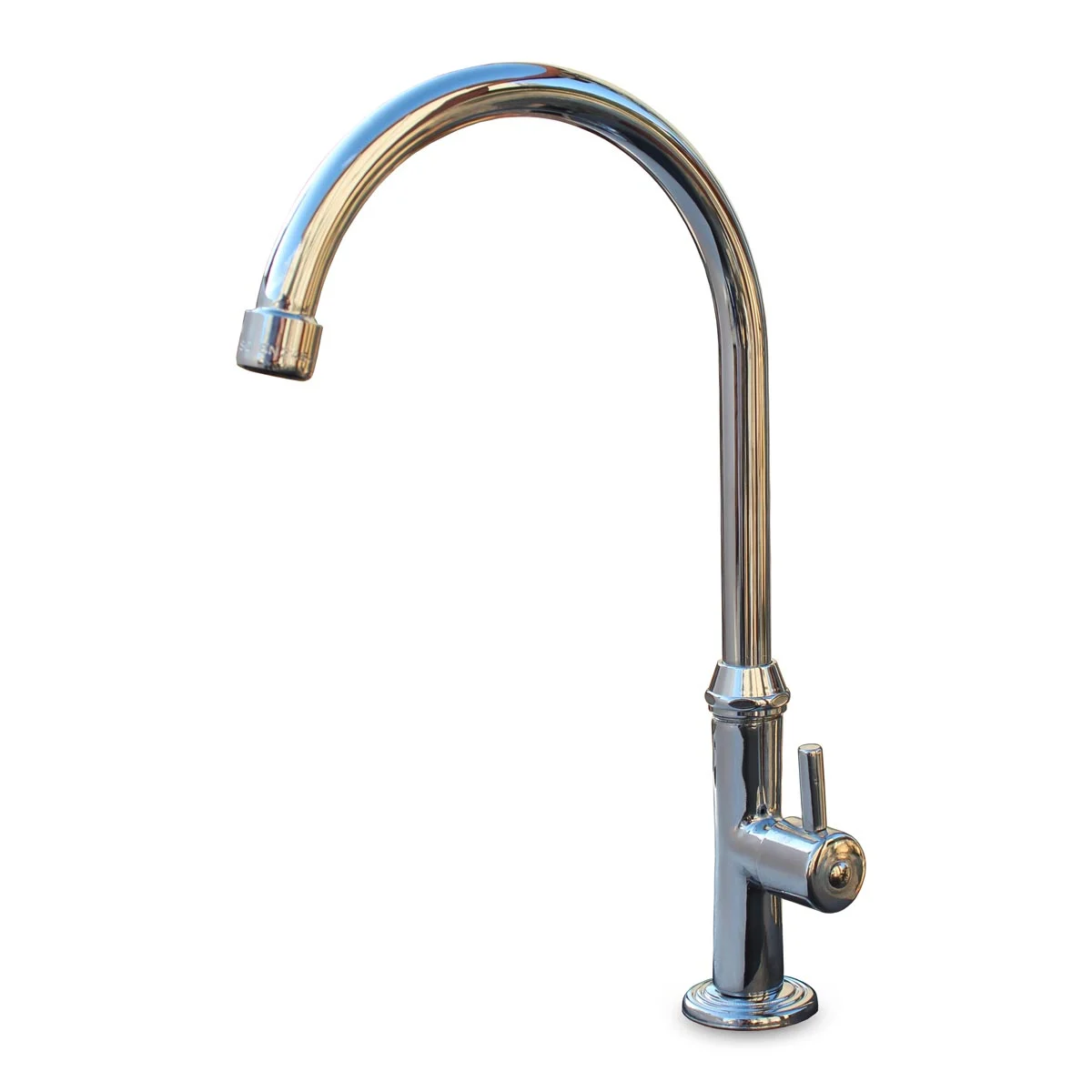 Rubinetto curvo moderno cromato Rubinetto curvo moderno cromato, cod. 03RCMC