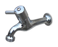 Rubinetto obliquo cromato, cod. 03ROC