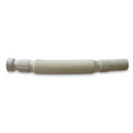 tubo sifone flessibile allungabile, attacco da 1 pollice, cod. 03S1FL