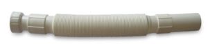 tubo sifone flessibile allungabile, attacco da 1 pollice, cod. 03S1FL