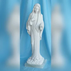 statua della Madonna di Medjugorje altezza 40 cm, cod. 25MMJ40MR