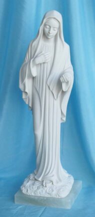 statua della Madonna di Medjugorje altezza 40 cm, cod. 25MMJ40MR