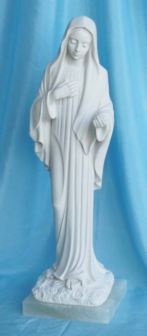 statua della Madonna di Medjugorje altezza 40 cm, cod. 25MMJ40MR