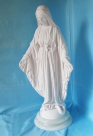 statua della Madonna Immacolata in marmoresina, altezza 51 cm, cod. 25MIM50MR