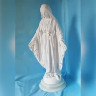 statua della Madonna Immacolata in marmoresina, altezza 51 cm, cod. 25MIM50MR