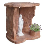 nicchia a scaglie per Madonna col. mattone, cod. 14NSCM
