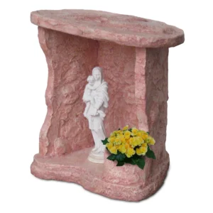 nicchia a scaglie per Madonna, col. rosa antico, cod. 14NSCRA
