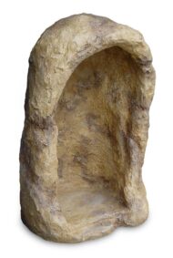 grotta in finta roccia per statue di altezza 80 cm circa col. old stone, cod. 14N80OS