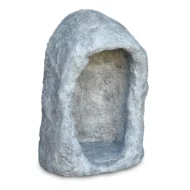 grotta in finta roccia per statue di altezza 50 cm circa col. antichizzato, cod. 14N50AT