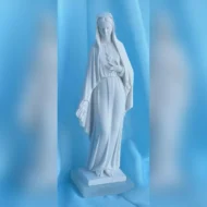 statua del Sacro Cuore di Maria altezza 26 cm in marmoresina, cod. 25SCM25MR