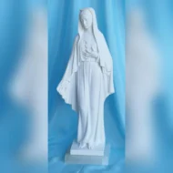 statua del Sacro Cuore di Maria altezza 43 cm in marmoresina, cod. 25SCM40MR