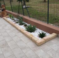 bordura per aiuole col. pietre del borgo, 05BP, località: Terme Vigliatore (Messina)