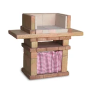 barbecue Emilia 40 con piano col. pietre del borgo, 40BEM40PP