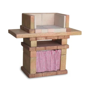barbecue Emilia 40 con piano col. pietre del borgo, 40BEM40PP