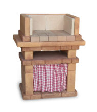 barbecue Emilia 40 col. mattone, 40BEM40M