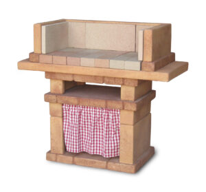 barbecue Emilia 60 col. mattone, 40BEM60M
