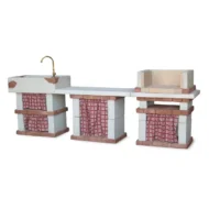 cucina Emilia regular col. bianco, 40CEMRGB