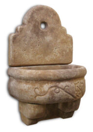 fontana a muro Giudecca con supporto col. old stone, cod. 03FMGOS