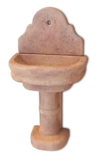 fontana a muro Venezia con supporto col. mattone, cod. 03FMVM