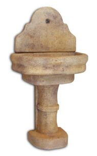 fontana a muro Venezia con supporto col. old stone, cod. 03FMVOS