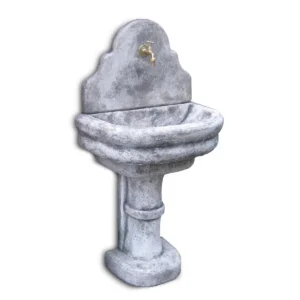 fontana a muro Venezia con supporto col. antichizzato, cod. 03FMVAT
