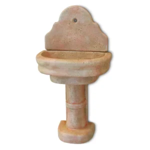 fontana a muro Venezia con supporto col. pietre del borgo, cod. 03FMVP