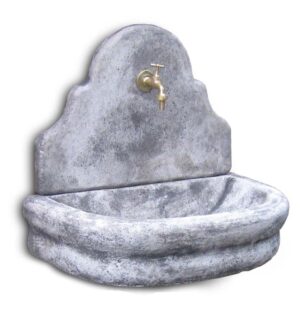 fontana a muro Venezia senza supporto col. antichizzato, cod. 03FMVATS