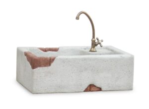vasca lavello Molveno col. bianco, cod. 03VLMOGB