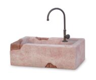 vasca lavello Molveno col. rosa antico, cod. 03VLMORA