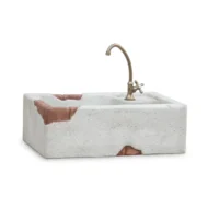 vasca lavello Molveno col. bianco, cod. 03VLMOGB
