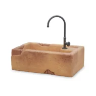 vasca lavello Molveno col. mattone, cod. 03VLMOM