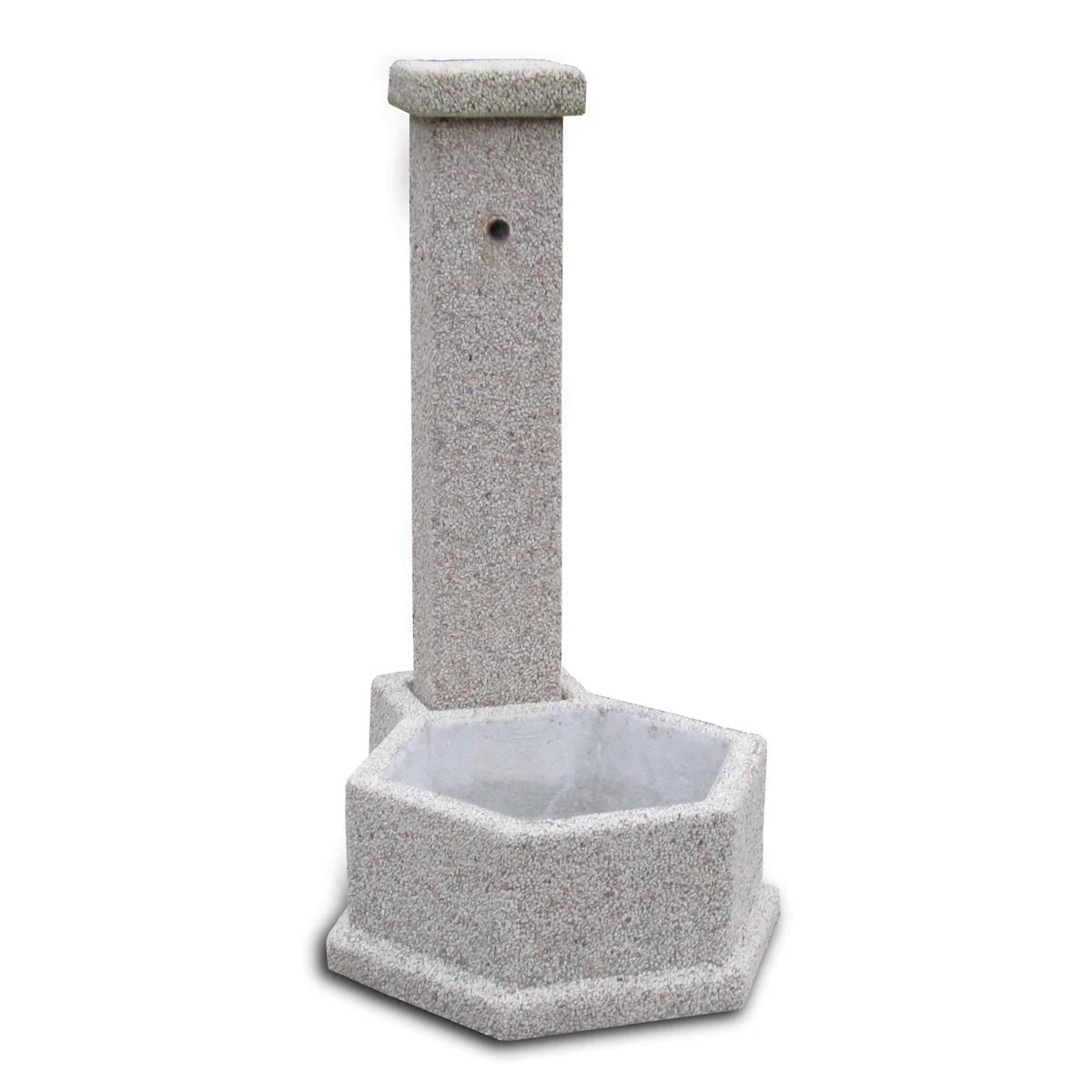 fontana esagonale 45 col. avorio, cod. 03F45A