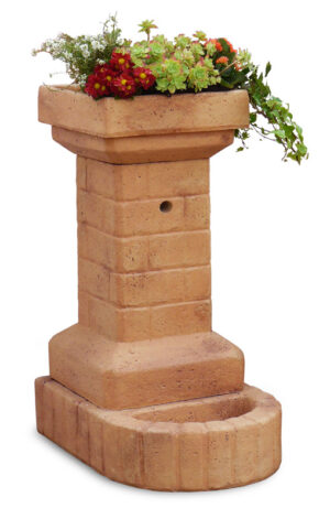 fontana fiorita col. mattone, cod. 03FFM