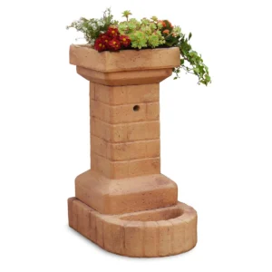 fontana fiorita col. mattone, cod. 03FFM
