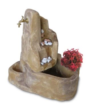 fontana Piave con gioco d'acqua col. old stone, cod. 13FPIOS
