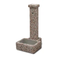 fontana quadrata 40 ghiaia colorata, cod. 03F40C