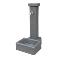 fontana quadrata 40 grafite, cod. 03F40GR