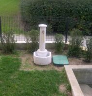 fontana semicerchio avorio, cod. 03FSA, località: Castelfranco Veneto (Treviso)