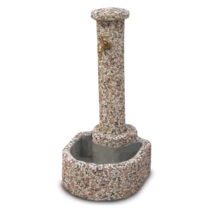 fontana semicerchio ghiaia colorata, cod. 03FSC
