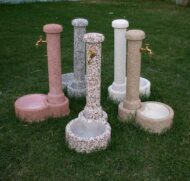 fontana da giardino tondella, esposta alla manifestazione Festa del Grano, località: Villamarzana (Rovigo)