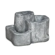 base media in finta roccia per lampada da giardino col. antichizzato, cod. 11PLMAT