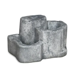base media in finta roccia per lampada da giardino col. antichizzato, cod. 11PLMAT