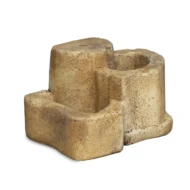 base media in finta roccia per lampada da giardino col. old stone, cod. 11PLMOS