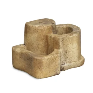 base media in finta roccia per lampada da giardino col. old stone, cod. 11PLMOS