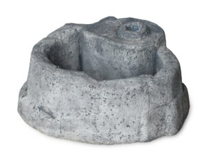 base piccola in finta roccia per lampada da giardino col. antichizzato, cod. 11PLPAT