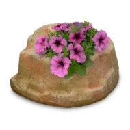 base piccola in finta roccia per lampada da giardino col. pietre del borgo, cod. 11PLPP