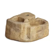 base grande in finta roccia per lampione da giardino col. old stone, cod. 11PLGOS