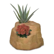 base grande in finta roccia per lampione da giardino col. pietre del borgo, cod. 11PLGP